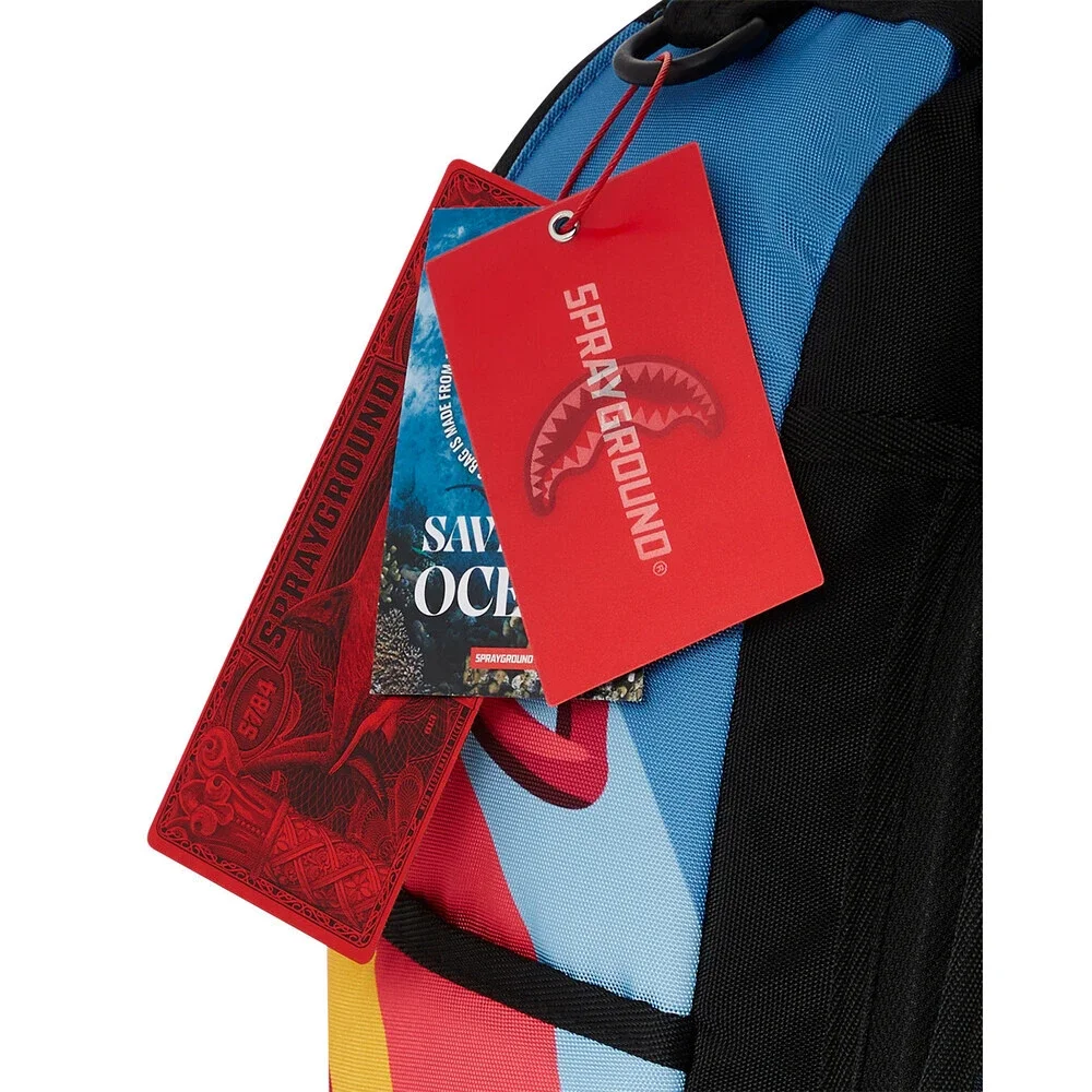 Sprayground Realtor Shark DLXSR Backpack Unisex Multi Adjustable Strap Bag SPR68